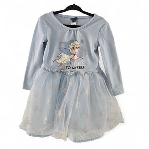 ADD-ON | Disney Frozen II Toddler Elsa Dress 2T Blue Tulle Skirt